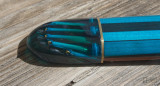 Shark guitar blue